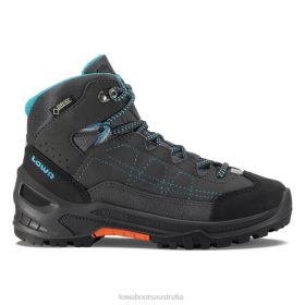 Lowa Anthracite/Turquoise Approach GTXMid | 6H42609 Lowa Australia